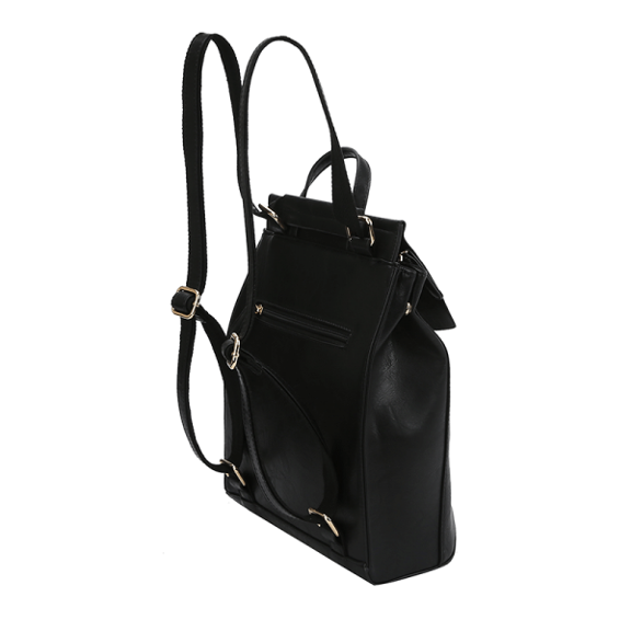 Vegan Long-lasting Faux Leather Backpack Convertible Bag