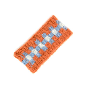 Radiant Tile Pattern Earmuff Colorful Tile Pattern Headband Ear Warmer, soft knit will shield your ears from cold weather, ensures all day comfort, intertwined yarn checker design create a classic, fabulous & sleek style to your look. Perfect Gift Birthday, Holiday, Christmas, specially for those who don't like hats.