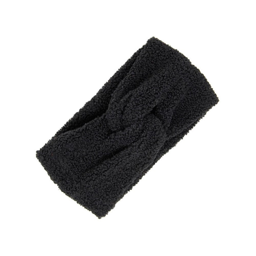 Fluffy Solid Sherpa Fleece Earmuff Sherpa Fleece Headband Ear Warmer, soft & fuzzy ear warmer will shield your ears from cold weather ensuring all day comfort, twisted headband creates a cozy, classic look, specially for those who don't like hats. Perfect Gift Birthday, Holiday, Christmas, Night Out, Walk to Work, etc