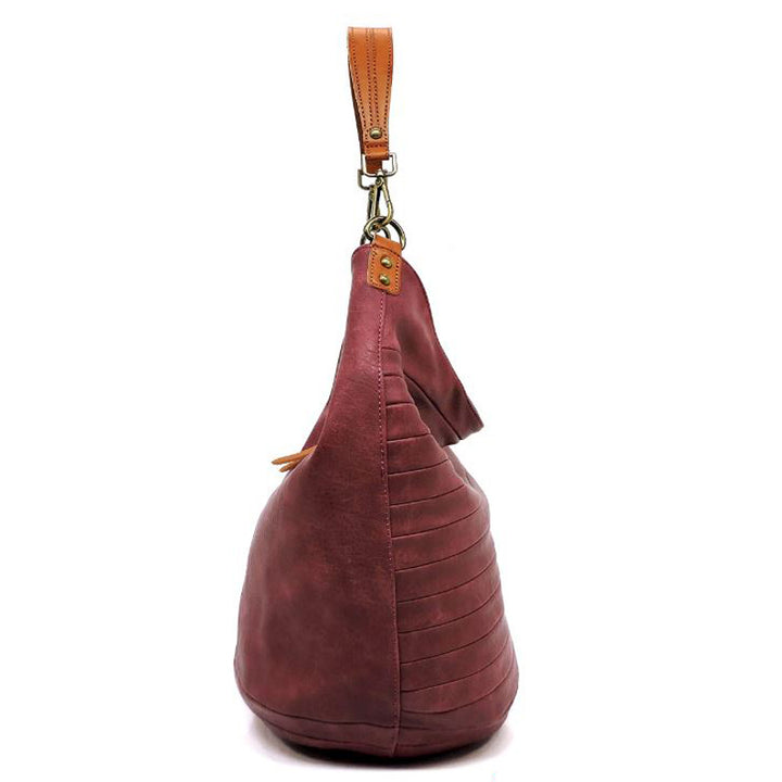 Best Seller - Vegan Long-lasting Striped Patch Faux Leather Shoulder Bag Hobo Tote, largely spaced, keep your essentials safe while having standout style, classic, you can take it to a school, work or a day trip, simple sophistication, coordinate with any ensemble from business casual to everyday wear. Perfect Gift for her