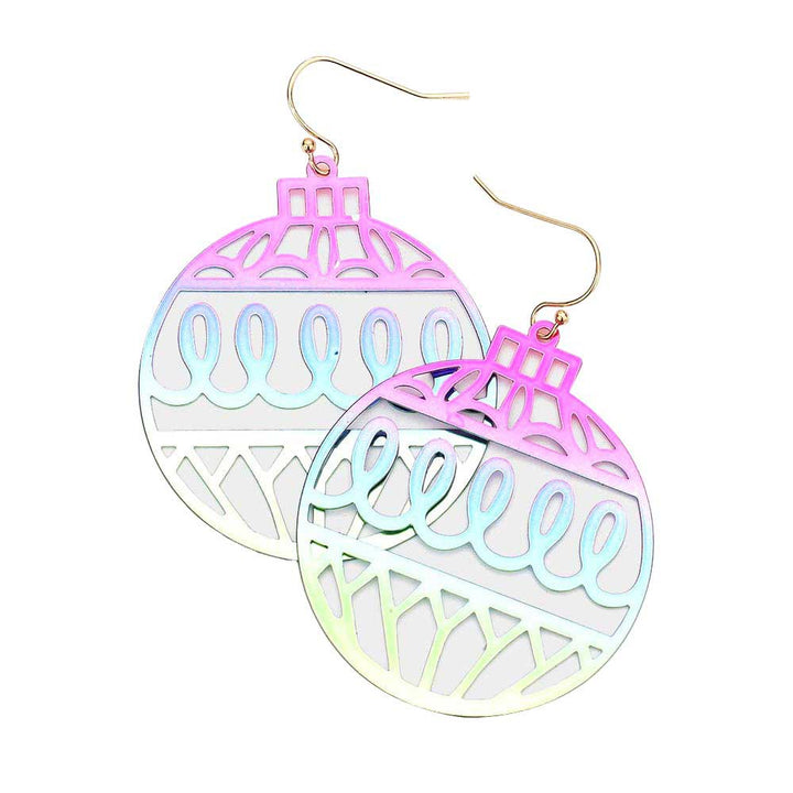 AB Multi Christmas Ornament Metal Cutout Dangle Earrings, embrace the spirit of Christmas with these beautiful Christmas metal dangle earrings. These earrings are the perfect choice for this festive season, especially this Christmas. These earrings will dangle on your earlobes & bring a smile of joy to those who look at you. Perfect Gift for December Birthdays, Christmas, Stocking Stuffers, Secret Santa, BFF, also nice for festive decorations gifts for your friends and family. Merry Christmas.