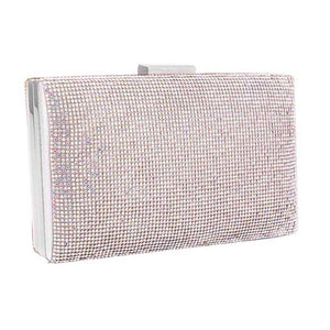 AB Silver Shimmery Evening Clutch Bag. Look like the ultimate fashionista with these Clutch Bag! Add something special to your outfit! This fashionable bag will be your new favorite accessory. Perfect Birthday Gift, Anniversary Gift, Mother's Day Gift, Graduation Gift, Thank You gift.