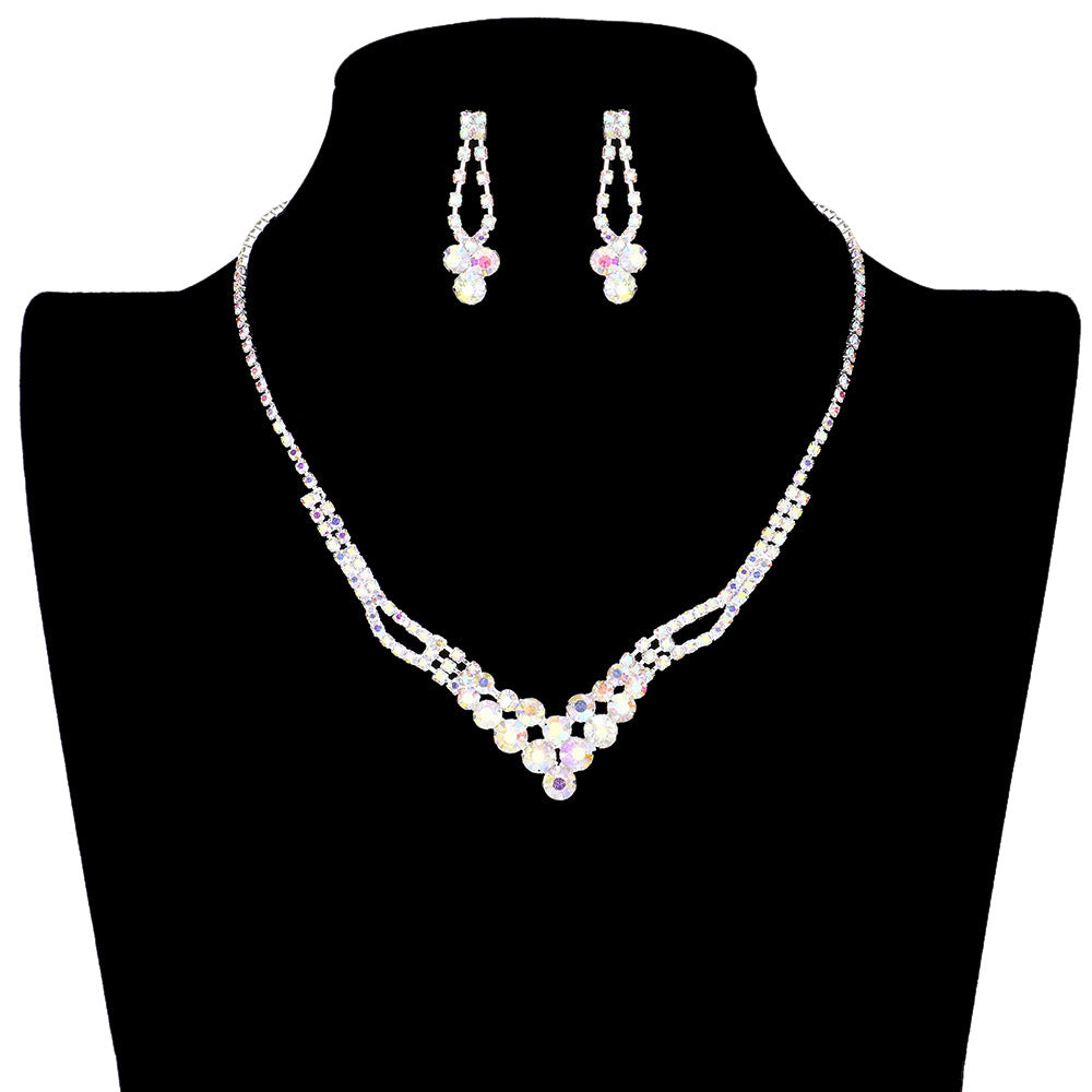 Ab Gold Bubble Stone Accented Rhinestone Necklace, enhance your attire with these vibrant beautiful rhinestone necklaces to dress up or down your look. Look like the ultimate fashionista with these bubble stone necklaces! add something special to your outfit! It will be your new favorite accessory.