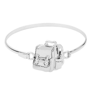 Antique Silver Metal Backpack Bag Hook Bracelet, wear with your favorite tops & dresses all year round to get the best compliments! Let your mom, wife, or loved ones know how much she is loved and appreciated with this beautiful and attractive gift. This piece is versatile and goes with practically anything that enriches your confidence to a greater extent! This Metal Backpack Bag Hook bracelet makes an awesome gift accessory!
