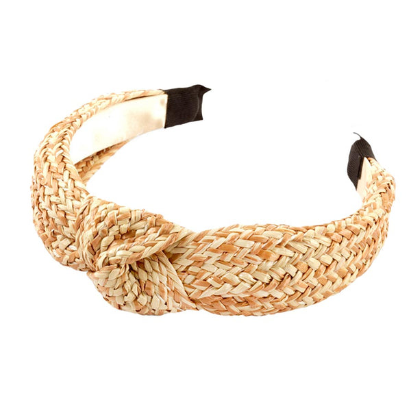 Beige Boho Raffia Knot Headband, extract your glamour with an awesome look. Push back your hair with this Braided Straw headband to show you up in a stylish way. Spice up any plain outfit and be ready to receive compliments. Be the ultimate trendsetter wearing this chic headband with all your stylish outfits! It's perfect for covering up a bad hair day! A beautiful gift for the persons you care about the most, even yourself! Stay stylish.