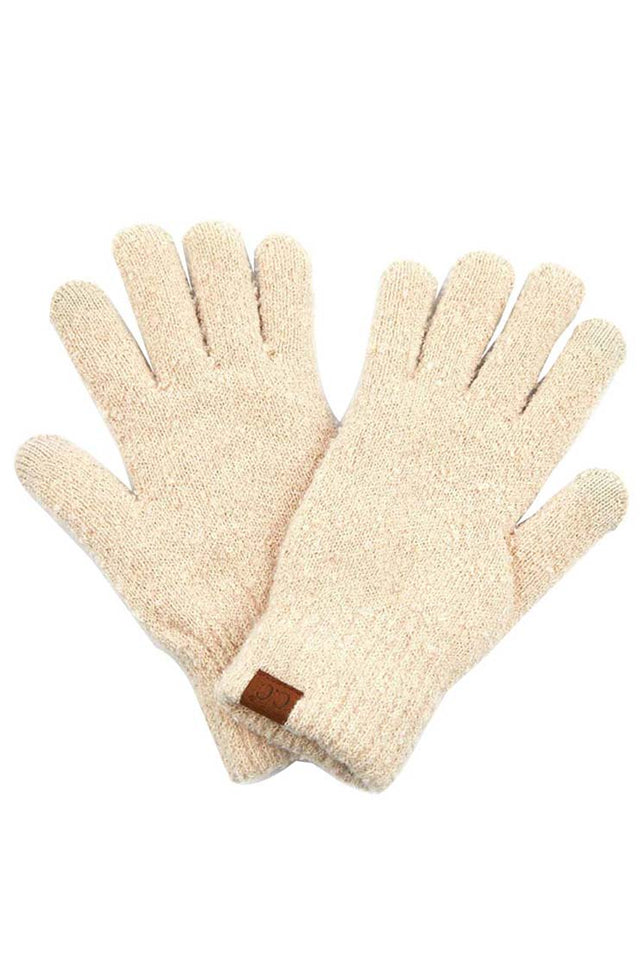 Beige C C solid boucle gloves, These boucle gloves are designed nicely that enrich your beauty and highlight and/or contrast many different outfits. Stay warm and cozy with these gloves in winter or cold weather. Different color variations give you the opportunity to coordinate with different outfits in style. Perfect pair for the holiday season, outdoor activity, camping, running, skiing, and holiday shopping. Stay beautiful and warm!