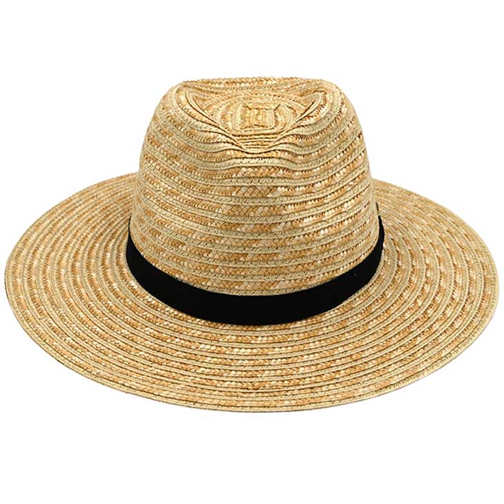 Beige C.C Classic Straw Panama Hat, Keep your styles on even when you are relaxing at the pool or playing at the beach. Large, comfortable, and perfect for keeping the sun off of your face, neck, and shoulders. Perfect summer, beach accessory. Ideal for travelers who are on vacation or just spending some time in the great outdoors. 