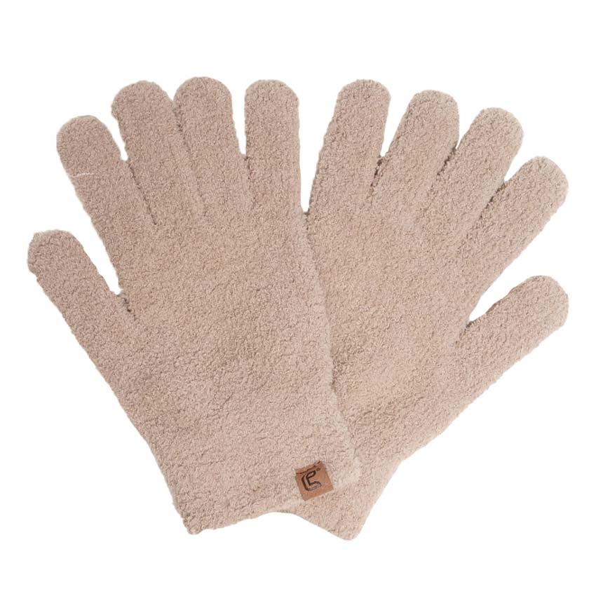 Beige Solid Color Cozy Gloves, give your look so much eye-catchy with Solid Color Cozy Gloves, a cozy feel. It's very fashionable, attractive, and cute looking that will save you from cold and chill on cold days and the winter season. It will allow you to easily use your electronic devices and touchscreens while keeping your fingers covered, and swiping away! A pair of these gloves are awesome winter gift for your family, friends, anyone you love, and even yourself. Complete your outfit in a trendy style!