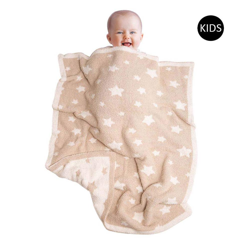 Beige Star Patterned Kids Blanket, is a highly versatile Star Patterned Blanket that is warm and beautiful at the same time. This reversible throw blanket is perfect for all kids. Give your bedroom or living room a neutral look update with a bold Star printed design on both sides. This beautiful blanket keeps your kids perfectly warm, cozy & toasty. 