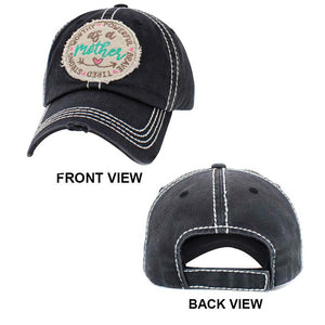 Black As A Mother Message Vintage Baseball Cap, is a fun, cool & Message, Mother-themed cap that gives you a different yet beautiful look to amp up your confidence. Show your love for Mother with this beautiful Vintage Baseball Cap. An excellent gift for your mom on a birthday, mother's day, or any other meaningful occasion.