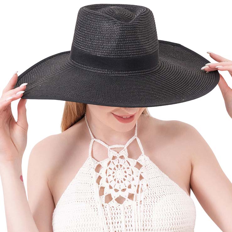 Khaki Black Band Trimmed Straw Sun Hat, Show your trendy side with this Straw Sun hat. Have fun and look Stylish. Perfect gifts for weddings, Prom, birthdays, Mother’s Day, Christmas, anniversaries, holidays, Mardi Gras, Valentine’s Day, or any occasion. Due to this, all eyes are fixed on you. Which gives you peace of mind.