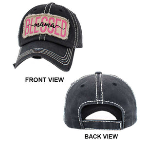 Black Blessed Mama Message Vintage Baseball Cap, keeps your face from harmful ultraviolet rays and prevents sunburn in summer. This beautiful baseball cap is comfortable to wear for a long time in hot weather. Mama message baseball cap is great for outdoor activities or indoor wear. The vintage baseball cap is a good companion when you go shopping, fishing, beach travel, camping, or hiking. 