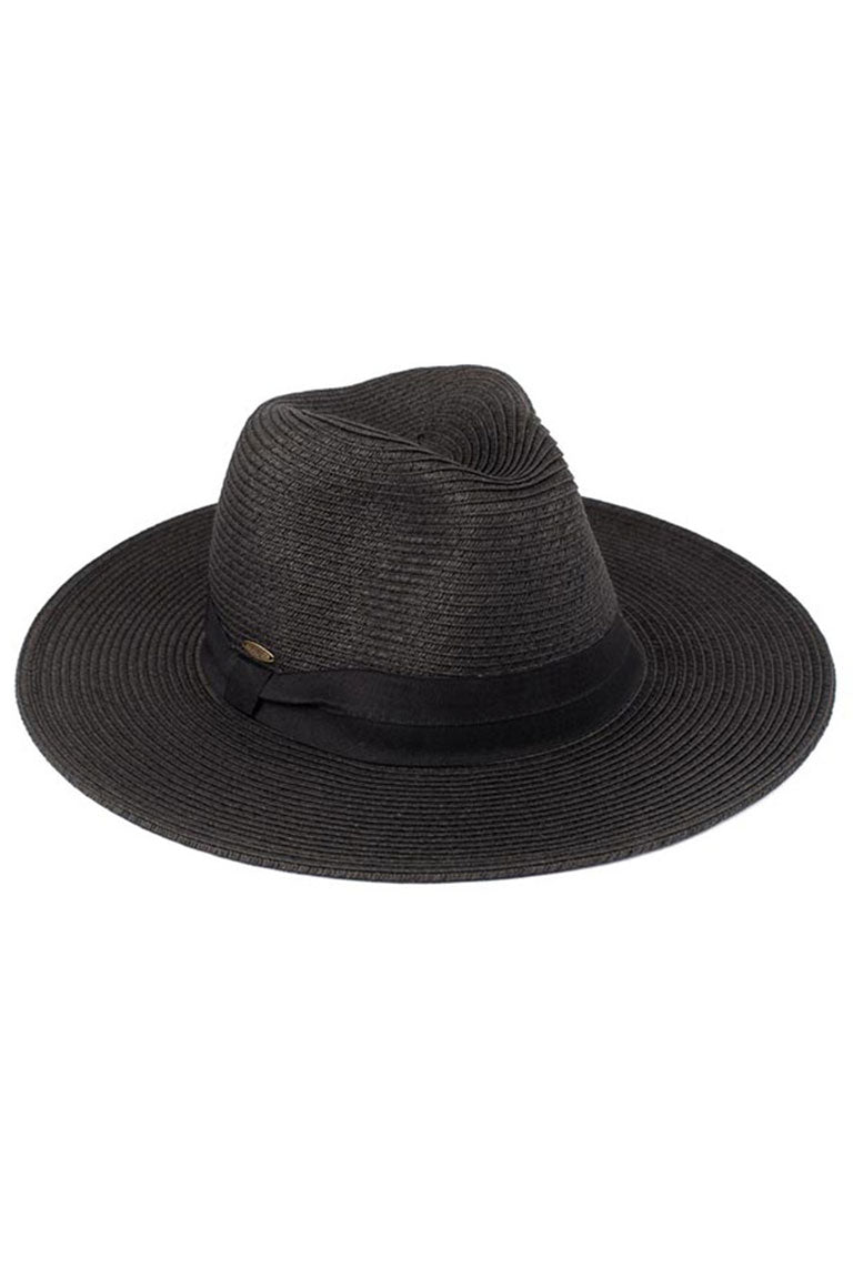 Black C.C adjustable string straw hat. Whether you’re basking under the summer sun at the beach, lounging by the pool, or kicking back with friends at the lake, a great hat can keep you cool and comfortable even when the sun is high in the sky.  Large, comfortable, and perfect for keeping the sun off of your face, neck, and shoulders, ideal for travelers who are on vacation or just spending some time in the great outdoors.