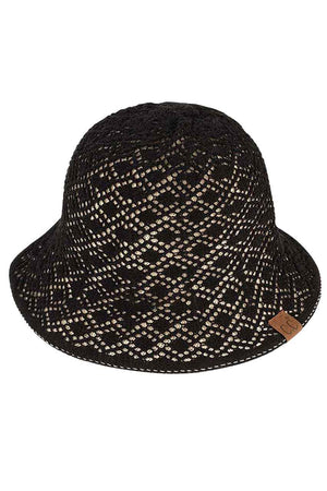 Black C.C Cloche Bucket Hat, whether you’re basking under the summer sun at the beach, lounging by the pool, or kicking back with friends at the lake, a great hat can keep you cool and comfortable even when the sun is high in the sky. Large, comfortable, and perfect for keeping the sun off of your face, neck, and shoulders, ideal for travelers who are on vacation or just spending some time in the great outdoors.