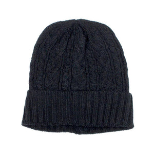Black Cable Knit Cuff Beanie. Take your winter outfit to the next level and have wonderful cable knit cuff beanie, Comfortable beanie keep your head and ear warm during the winter. These are perfect to go skiing, snowboarding, sledding, running, camping, traveling, ice skating and more. Awesome winter gift accessory! 