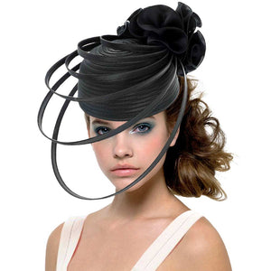 Black Fabric Pointed Elastic String Dressy Hat, is an elegant and high fashion accessory for your modern couture. Unique and elegant hats, family, friends, and guests are guaranteed to be astonished by this elastic string dressy hat. The fascinator hat with exquisite workmanship is soft, lightweight, skin-friendly, and very comfortable to wear. The trendy and stunning style adds a touch of ethereal fairytale sparkle to your, which makes you more charming in the crowd. 