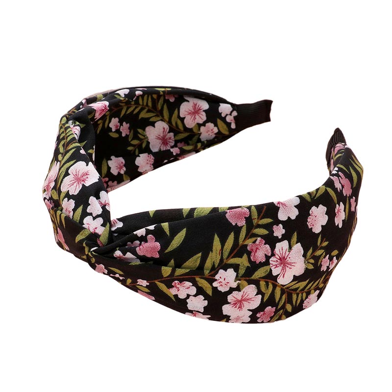 Black Flower Leaf Patterned Knot Burnout Headband, create a natural & beautiful look while perfectly matching your color with the easy-to-use flower leaf patterned knot burnout headband. Perfect for everyday wear, special occasions, outdoor festivals, and more. Awesome gift idea for your loved one or yourself.