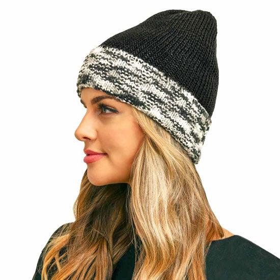 Black Multi Color Band Fleece Beanie. Before running out the door into the cool air, you’ll want to reach for this toasty beanie to keep you incredibly warm. Whenever you wear this beanie hat with you'll look like the ultimate stylist. Accessorize the fun way with this fleece hat, it's the autumnal touch you need to finish your outfit in style. Awesome winter gift accessory! Perfect Gift Birthday, Christmas, Stocking Stuffer, Secret Santa, Holiday, Anniversary, Valentine's Day, Loved One. 