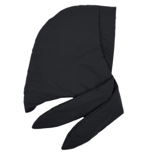 Black Padded Snood Hat With Tie, Comfortable and lightweight made with breathable fabric. It is shaped to fit around collars and has a tie to ensure a comfortable fit and amp up your beauty. The fabulous and stylish hat is for an all-in-one hat and snood. This Padded Snood Hat With Tie will become a favorite accessory in cold weather every day indoors and outer. Wear this snood before running out of the door in the cold weather on winter days