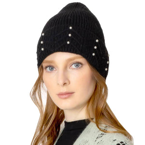 Black Pearl Beanie Hat, you’ll want to reach for this toasty beanie to keep you incredibly warm. Whenever you wear this beanie hat, you'll look like the ultimate fashionista with the royal look of accented pearl. Accessorize the fun way with this pom hat which gives you the autumnal touch needed to finish your outfit in style. Excellent winter gift accessory and Perfect Gift for Birthdays, Christmas, holidays, anniversaries, Valentine’s Day, etc. Have a cozy & warm winter!