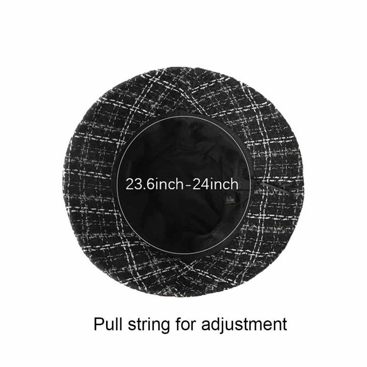 Black Plaid Check Patterned Bucket Hat, show your trendy side with this Plaid Check Patterned bucket hat. adds a great accent to your wardrobe, This elegant, timeless & classic Bucket Hat looks fashionable. Perfect for that bad hair day, or simply casual everyday wear; Great gift for that fashionable on-trend friend. Perfect for both casual daily and outdoor activities, such as fishing, hunting, hiking, camping and beach.