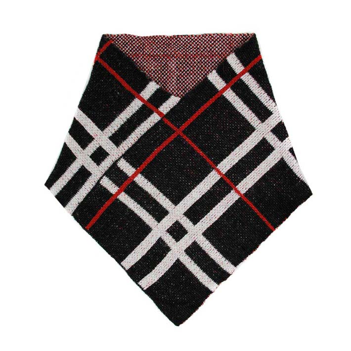 Black Plaid Pattern Tube Scarf, the attractive plaid pattern makes this scarf awesome to amp up your beauty to a greater extent. It perfectly adds luxe and class to your ensemble. It absolutely amplifies the glamour with a plush material that feels amazing snuggled up against your cheeks. It's a versatile choice and can be worn in many ways with any outfit. A beautiful gift accessory!