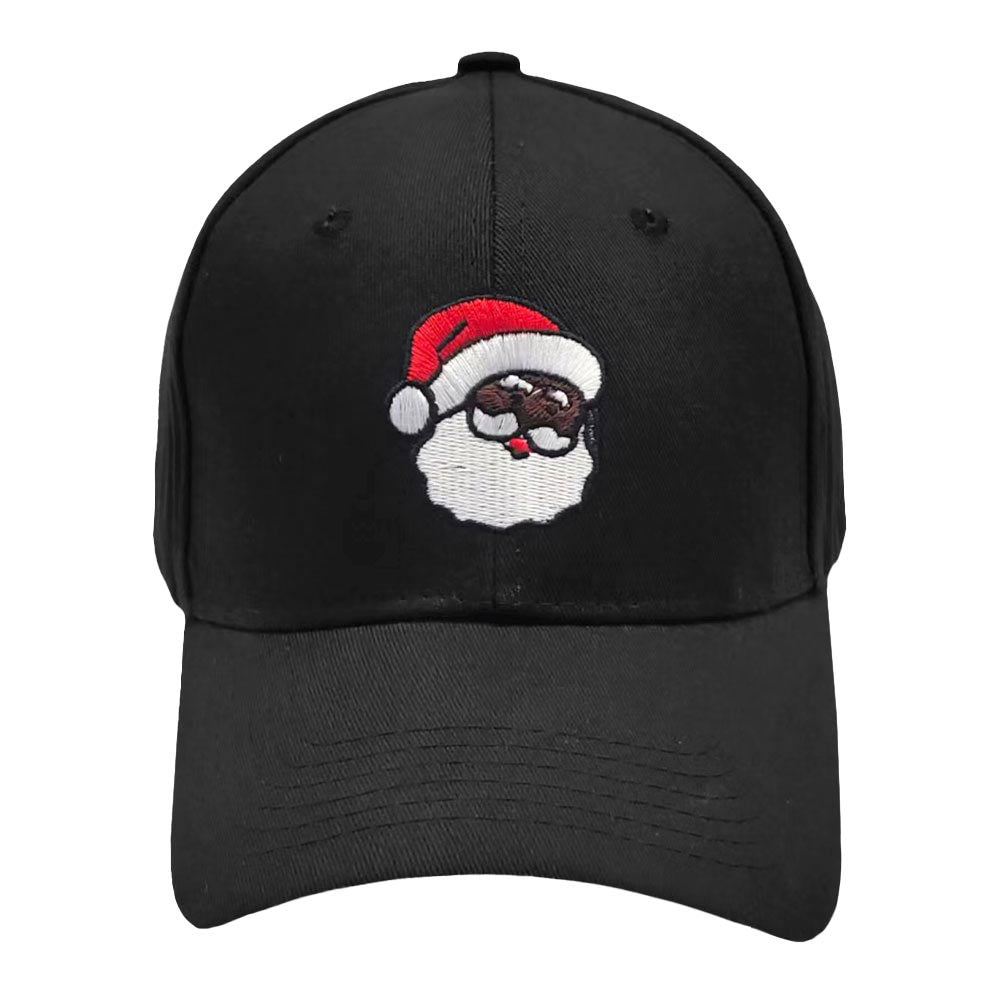 Black Santa Claus Christmas Baseball Cap, beautifully embroidered with Santa Claus is absolutely an inspirational hat for this Christmas. Make yourself stand out from the crowd of the Christmas parties and keep your hair in a perfect style with this Santa Claus Baseball Cap. Get your head in the game with this well-constructed Santa Claus Baseball cap. perfect for the festive season. Embrace the Christmas spirit with these Christmas Cap, and keep your hair out of your face & eyes