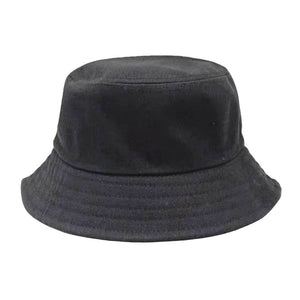 Black Solid Bucket Hat, show your trendy side with this Solid corduroy bucket hat. Adds a great accent to your wardrobe, This elegant, timeless & classic Bucket Hat looks fashionable. Perfect for that bad hair day, or simply casual everyday wear;  Accessorize the fun way with this solid Corduroy bucket hat.