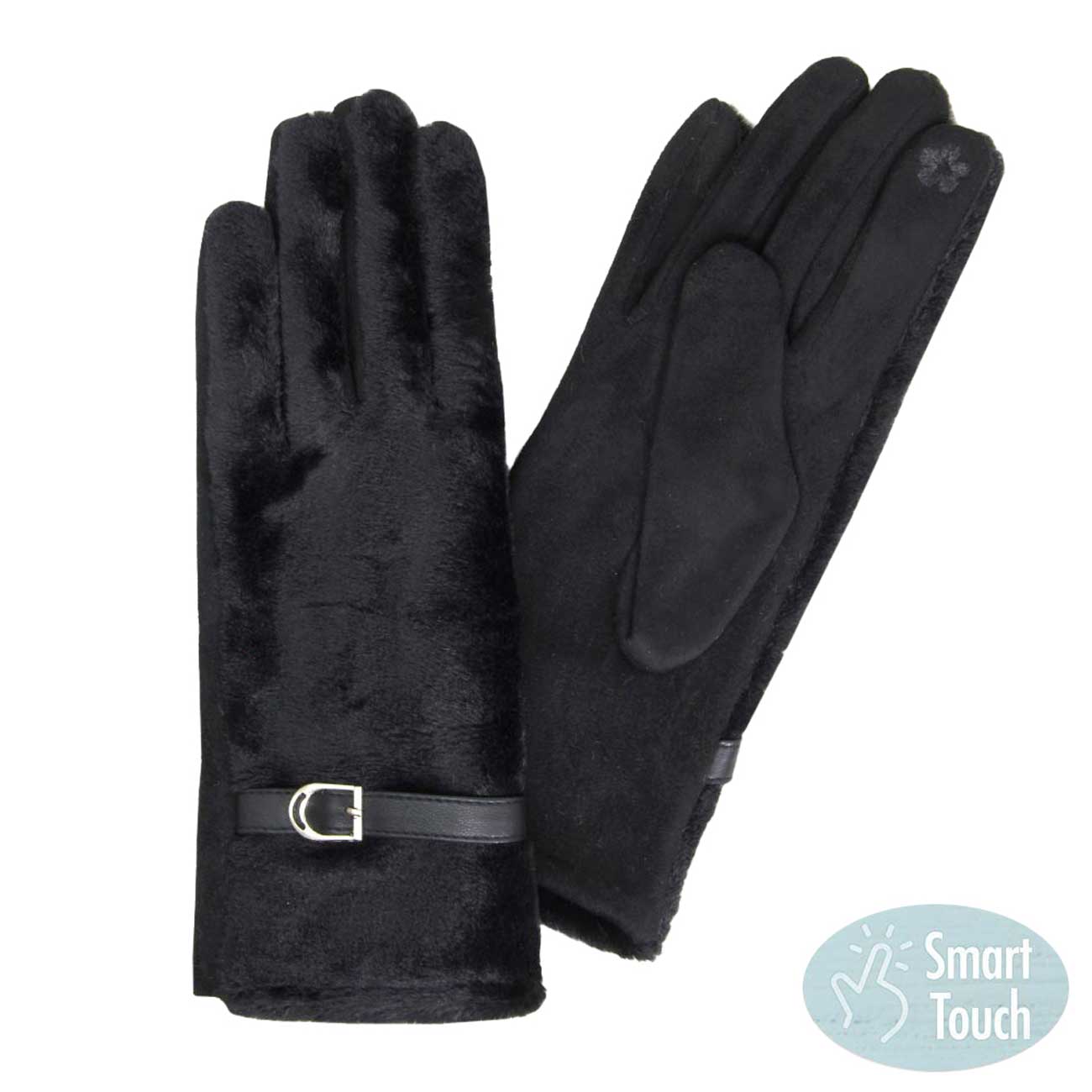 Navy Solid Faux Fur Touch Gloves, accent your look much more eye-catching and give your warmth and coziness. It's very fashionable, attractive, and cute looking in the winter season and cold days. You will love these Faux Fur gloves in soft neutral colors that will amp up your outlook to a greater extent. An awesome pair of gloves that fits with any outfit in style. It's the autumnal touch you need to finish your outfit with perfection. The perfect winter gift accessory!