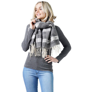 Black Western Pattern Woven Scarf Shawl, trendy, and soft. Keeps you warm and toasty in the cold weather. You can throw it on over so many pieces elevating any casual outfit! A perfect gift for Wife, Mom, Birthday, Holiday, Christmas, Anniversary, Fun Night Out. Great for daily wear in the cold winter to protect you against the chill. Enjoy the winter with enhanced luxe!