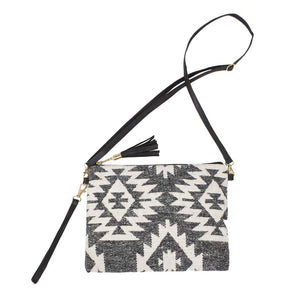 Black Western Print Crossbody Clutch Bag, looks like the ultimate fashionista carrying this trendy western print bag! Comes with attachable and detachable straps, easy to carry especially when you need hands-free and lightweight to run errands or a night out in the town. A nice Gift for Birthday, Holiday, Christmas, New Years, etc. Stay comfortable and trendy!