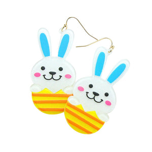 Blue Easter Bunny Resin Dangle Earrings, Embrace the Easter spirit with these cute resin earrings. These adorable dainty gift earrings are bound to cause a smile or two. The exquisite design will never go out of style & it will make you unique this Easter. Surprise your loved ones on this Easter Sunday occasion. A great gift idea for your Wife, Mom, or your Loving One. Happy Easter!