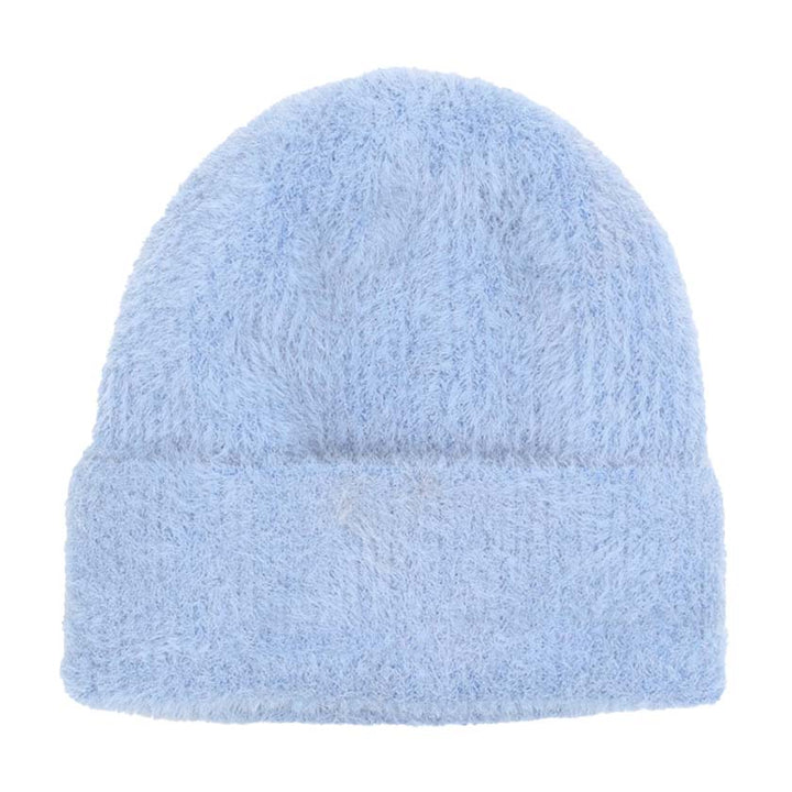 Blue Fuzzy Solid Beanie Hat, wear it with any outfit before running out of the door into the cool air to keep yourself warm and toasty and absolutely unique. You’ll want to reach for this toasty beanie to stay trendy on any occasion at any place. Accessorize the fun way with this fuzzy solid Beanie Hat. It's an awesome winter gift accessory for Birthdays, Christmas, Stocking stuffers, holidays, anniversaries, and Valentine's Day to friends, family, and loved ones. Happy winter!