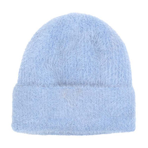 Blue Fuzzy Solid Beanie Hat, wear it with any outfit before running out of the door into the cool air to keep yourself warm and toasty and absolutely unique. You’ll want to reach for this toasty beanie to stay trendy on any occasion at any place. Accessorize the fun way with this fuzzy solid Beanie Hat. It's an awesome winter gift accessory for Birthdays, Christmas, Stocking stuffers, holidays, anniversaries, and Valentine's Day to friends, family, and loved ones. Happy winter!