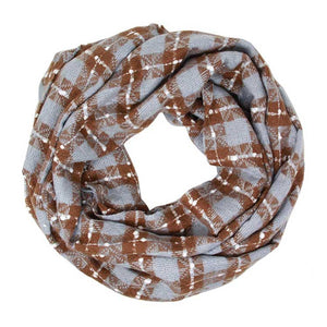 Blue Plaid Check Infinity Super Soft Scarf, is a beautiful addition to your attire. The attractive plaid pattern makes this scarf awesome to amp up your beauty to a greater extent. It perfectly adds luxe and class to your ensemble. Absolutely amplifies the glamour with a plush material that feels amazing snuggled up against your cheeks. It's a versatile choice and can be worn in many ways with any outfit. A beautiful gift for your Wife, Mom, and your beloved ones