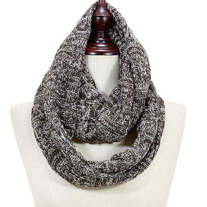 Brown Acrylic Knitted Infinity Scarf, is nicely printed with a beautiful infinity style that makes your beauty more enriched with perfect attraction. Great to wear daily in the cold winter to protect you against the chill. It accents the glamour with a plush material that feels amazing and snuggled up against your cheeks. This scarf is a versatile choice that can be worn in many ways. A beautiful gift for your Wife, Mom, and your beloved ones on their birthdays or any other occasion.