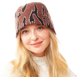 Brown Animal Patterned Soft Fabric Bucket Hat. Show your trendy side with this chic animal print hat. Have fun and look Stylish. Great for covering up when you are having a bad hair day, perfect for protecting you from the sun, rain, wind, snow, beach, pool, camping or any outdoor activities.