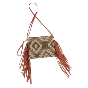 Brown Western Pattern Tassel Crossbody Clutch Bag. This high quality Crossbody Bag is both unique and stylish. Take your look from bland to glam with the bold attitude of this embellished clutch. The size enough to hold essentials like mobile phone, cards, cash, car keys, small wallet, mirror, lipstick and some makeups. perfect to match with your dress or to bring some bling to your outfit. suitable for weekend, wedding, evening party, prom, cocktail various parties, night out or formal occasions and so on.