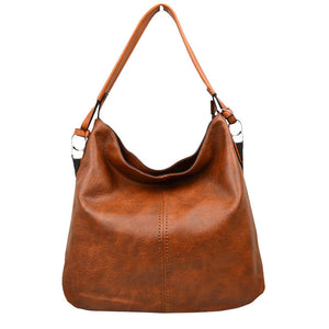 Brown Womens Single Handle Shoulder Bag With Longer Strap. Show your trendy side with this awesome Shoulder Bag. Spacious enough for carrying any and all of your seaside essentials. The soft straps really helps carrying this shoulder bag comfortably. Folds flat for easy packing. Perfect as a beach bag to carry foods, drinks, big beach blanket, towels, swimsuit, toys, flip flops, sun screen and more.