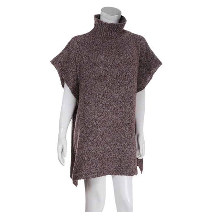 Burgundy Slit Side Detail Turtleneck Sweater, Lightweight pullover Sweater match well with jeans, leggings, heels or boots, will make you look fabulous while staying comfortable and cozy. A fashionable eye catcher, will quickly become one of your favorite accessories, warm and goes with all your winter outfits.