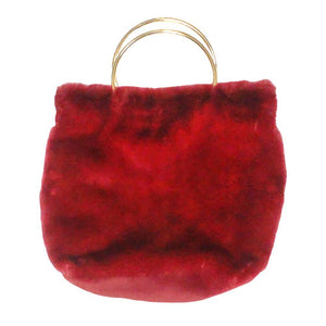 Burgundy Solid Faux Fur Tote Crossbody Bag, this cute and attractive crossbody bag is awesome to show your trendy choice that will make you stand out. It gives you the best support for carrying the handy stuff. Have fun and look stylish with this beautiful crossbody bag that will amp up your attire surely. It's versatile enough for wearing straight through the week. Perfectly lightweight to carry around all day.