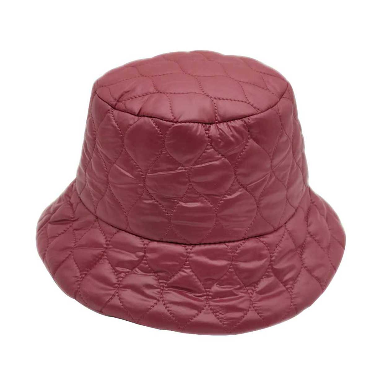 Burgundy Wave Padded Bucket Hat, Show your trendy side with this chic Wave Padded Bucket Hat. Have fun and look Stylish anywhere outdoors. Great for covering up when you are having a bad hair day. Perfect for protecting you from the sun, rain, wind, snow, beach, pool, camping, or any outdoor activities. Amps up your outlook with confidence with this trendy bucket hat.