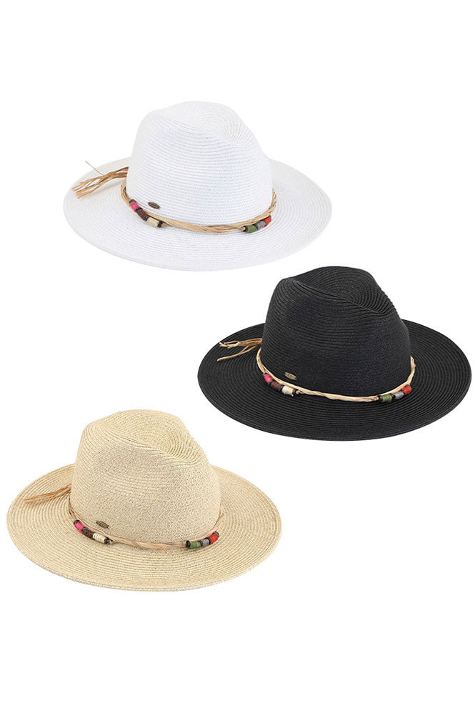 C.C Multi Threaded Toggles Trim Panama Hat, whether you’re basking under the summer sun at the beach, lounging by the pool, or kicking back with friends at the lake, a great hat can keep you cool and comfortable even when the sun is high in the sky. Comfortable, and perfect for keeping the sun off of your face, neck, and shoulders, ideal for travelers who are on vacation or just spending some time in the great outdoors.