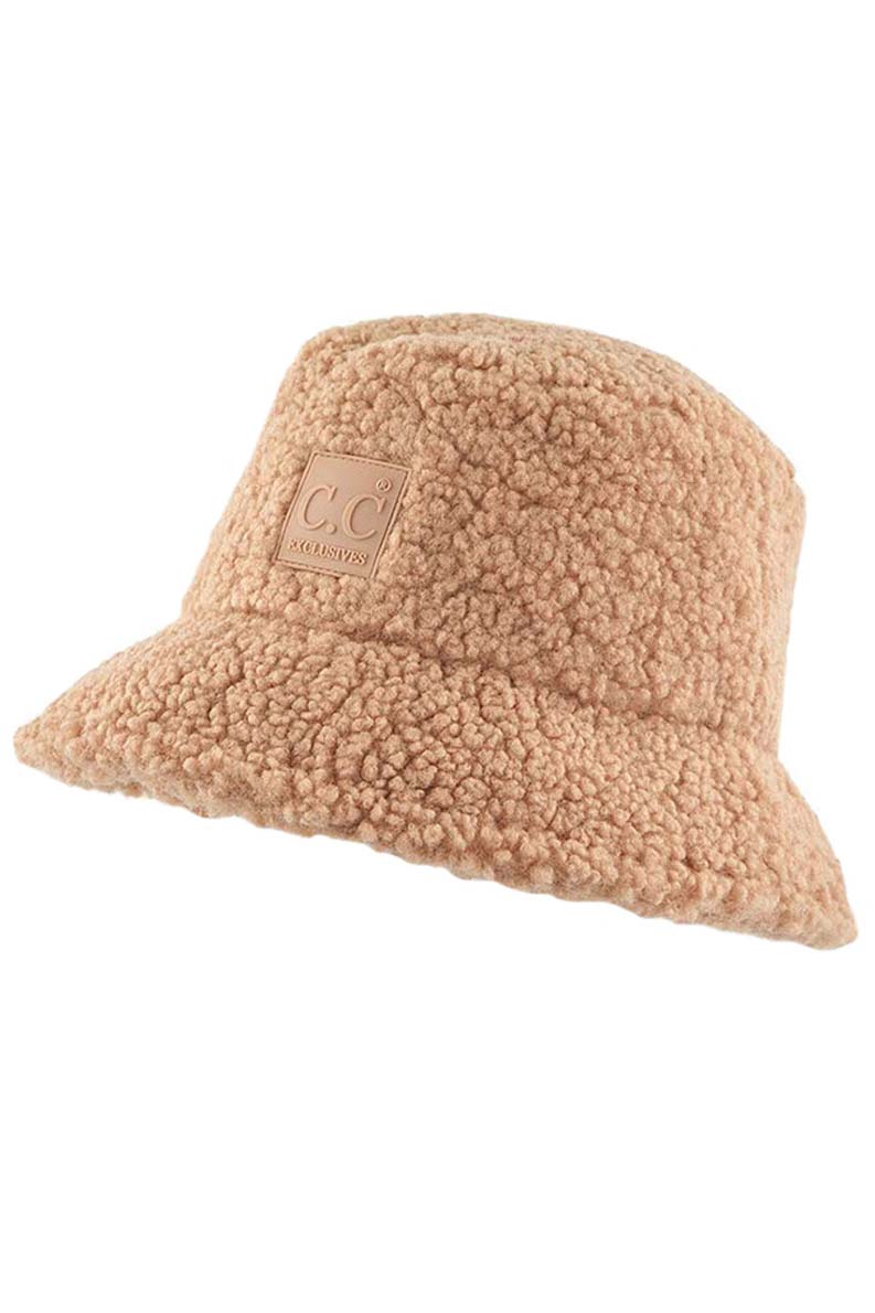 Camel C C Sherpa Bucket Hat with Rubber Patch, whether you’re basking under the summer sun at the beach, lounging by the pool, or kicking back with friends at the lake, a great hat can keep you cool and comfortable even when the sun is high in the sky. Large, comfortable, and perfect for keeping the sun off of your face, neck, and shoulders, ideal for travelers who are on vacation or just spending some time in the great outdoors. Stay stylish & comfortable