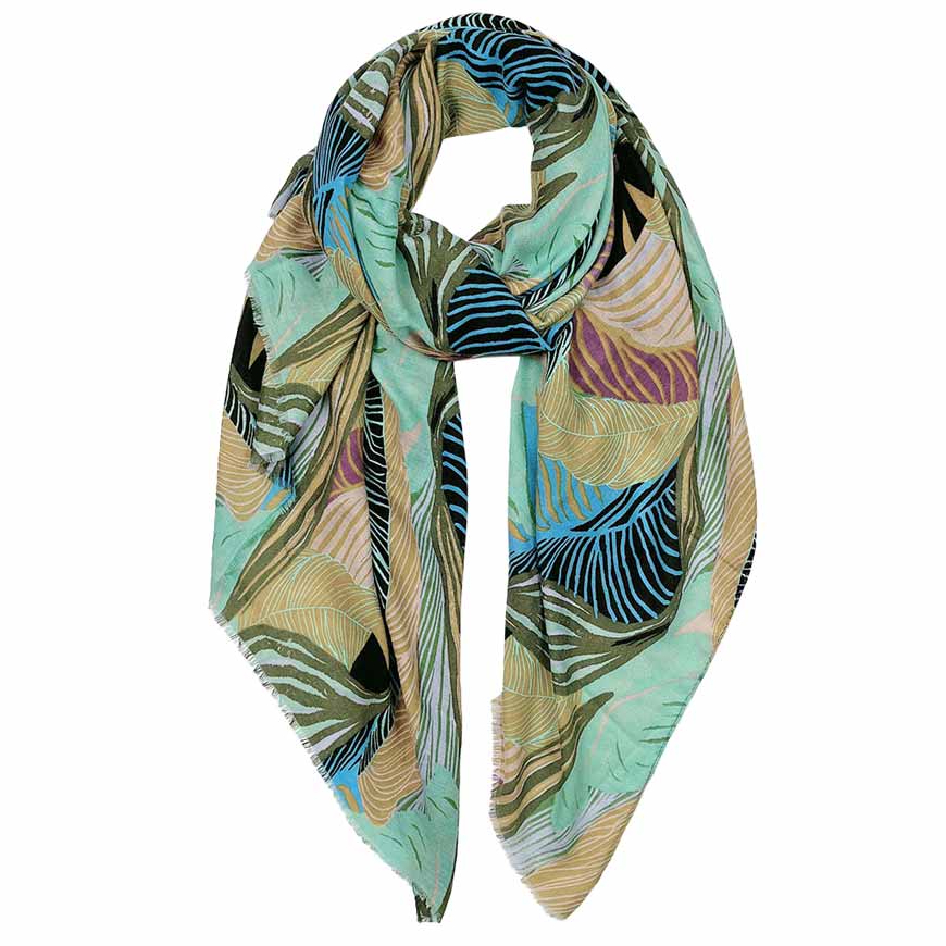 Camel Tropical Leaf Printed Oblong Scarf, this timeless tropical leaf printed oblong scarf is soft, lightweight, and breathable fabric, close to the skin, and comfortable to wear. Sophisticated, flattering, and cozy. look perfectly breezy and laid-back as you head to the beach. A fashionable eye-catcher will quickly become one of your favorite accessories.