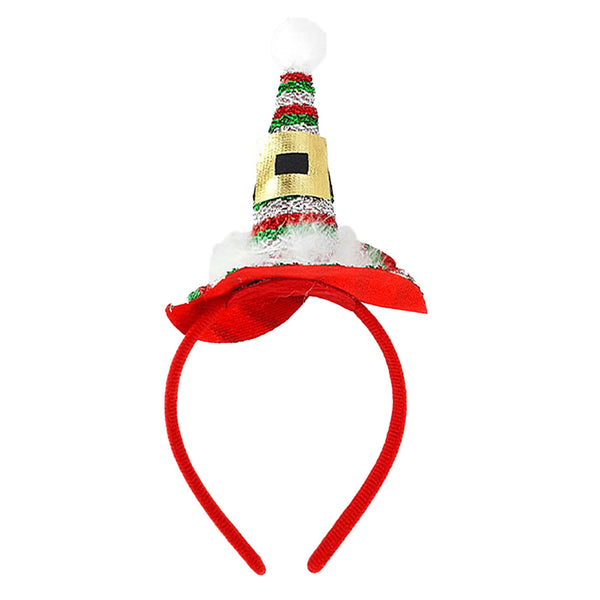 Green Red Christmas Santa Hat Pom Pom Funny Cute Headband. Become Christmassy from head to toe with this totally adorable Santa pom pom hat headband. Become the Santa everybody needs and deserves. Best gift for anyone who loves Christmas and Santa, which is literally everyone.