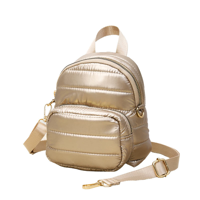 Solid Puffer Mini Backpack Bag Solid Puffer Mini Backpack Bag