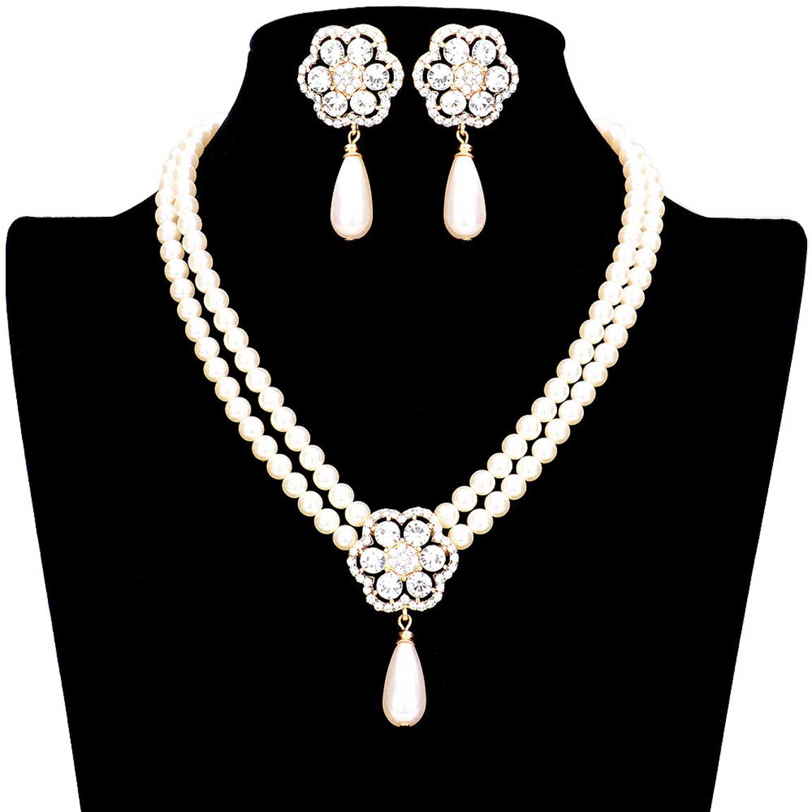 Cream Bubble Stone Flower Teardrop Pearl Accented Necklace, put on a pop of color to complete your ensemble. Perfect for adding just the right amount of shimmer & shine and a touch of class to special events. Perfect Birthday Gift, Anniversary Gift, Mother's Day Gift, Graduation Gift, Valentine’s Gift.