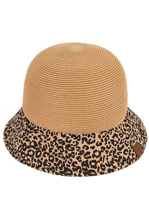 Dark Natural C.C Baby Leopard Print Cloche Straw Bucket Hat, whether you’re basking under the summer sun at the beach, lounging by the pool, or kicking back with friends at the lake, a great hat can keep you cool and comfortable even when the sun is high in the sky. Large, comfortable, and perfect for keeping the sun off of your face, neck, and shoulders, ideal for travelers who are on vacation or just spending some time in the great outdoors.