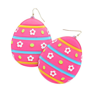 Fuchsia Multi Easter Egg Resin Dangle Earrings, Embrace the Easter spirit with these cute earrings. These adorable dainty gift earrings are bound to cause a smile or two. The exquisite design will never go out of style & it will make you unique this Easter. Surprise your loved ones on this Easter Sunday occasion. It's a great gift idea for your Wife, Mom, or your Loving One. Happy Easter!
